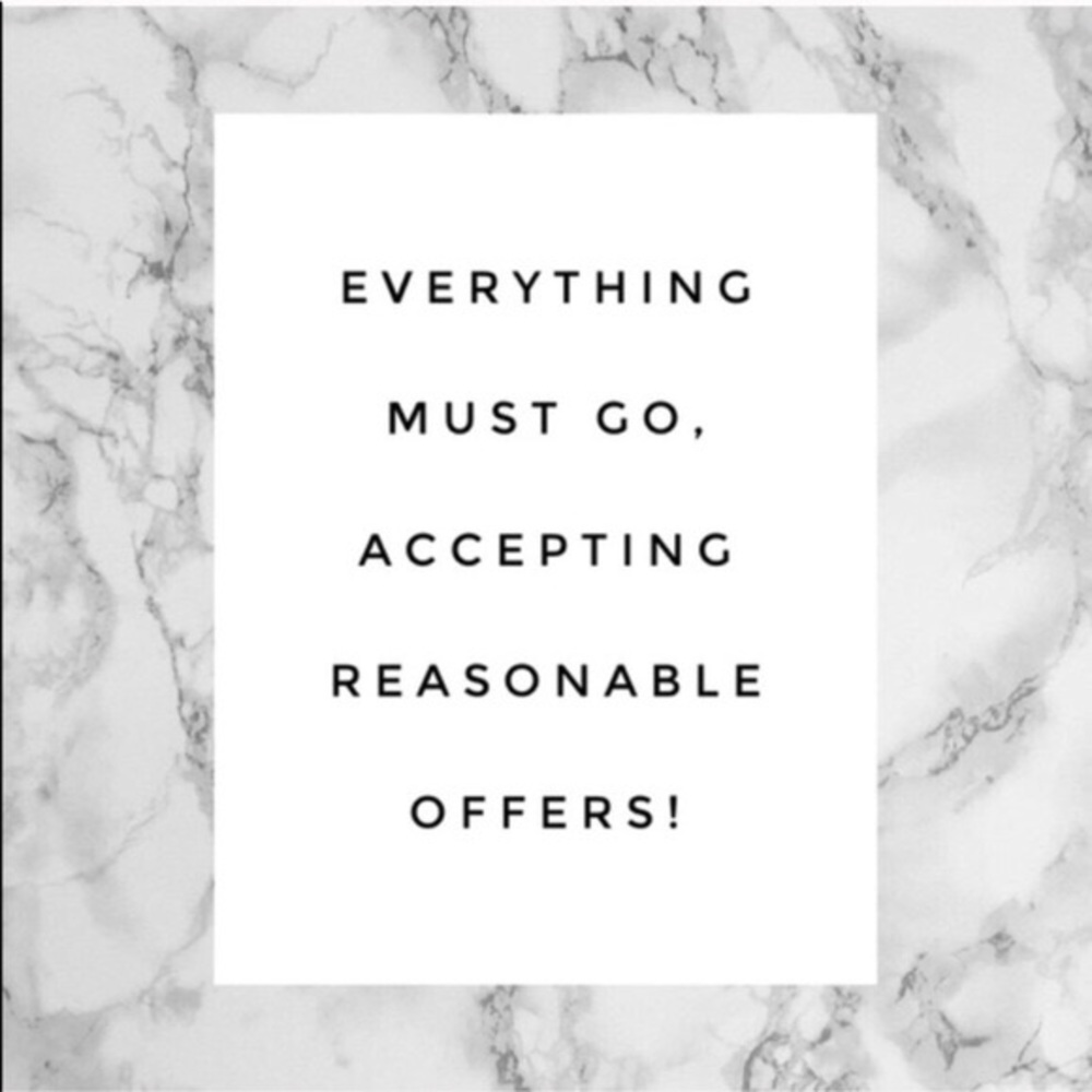 EVERYTHING MUST GO!! please make offers ☺️